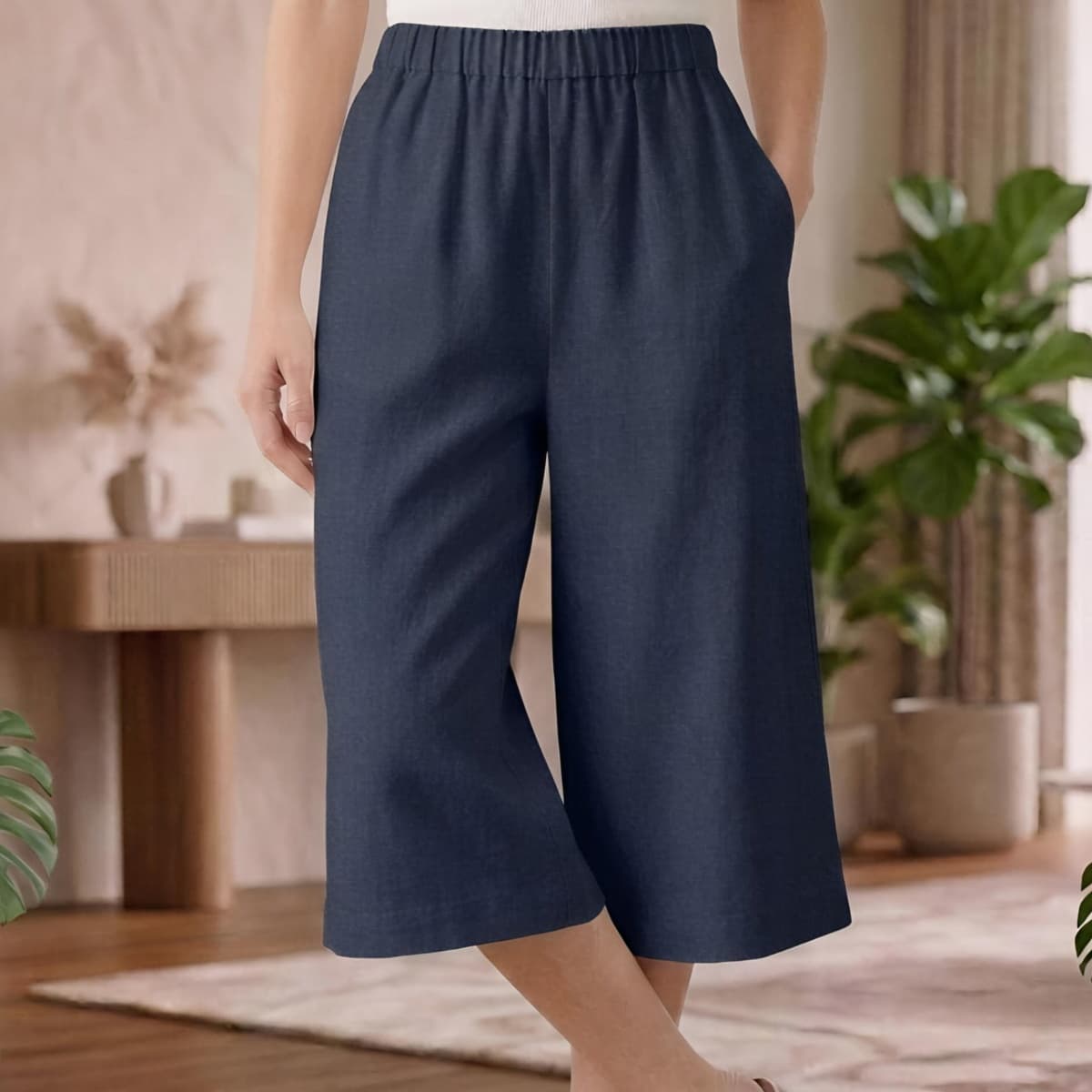 Ladies Plain Casual Pant