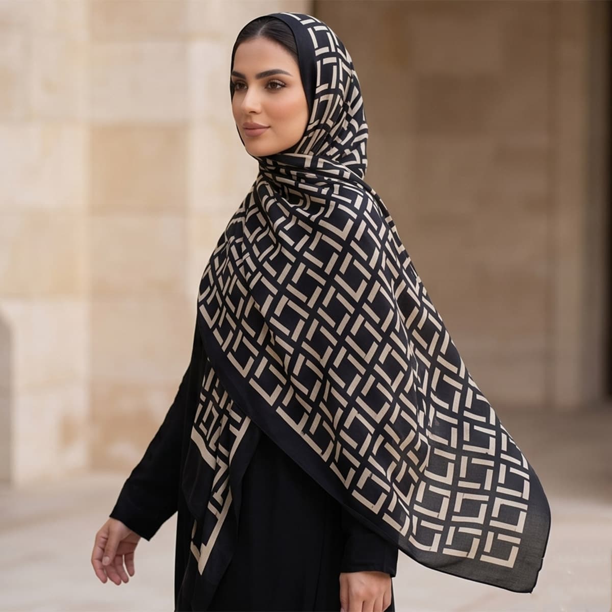 Ladies Scarf 70x70cm