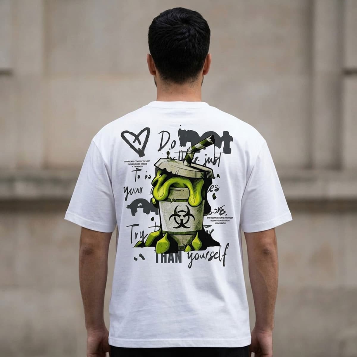 Men Oversize Printed T-Shirt