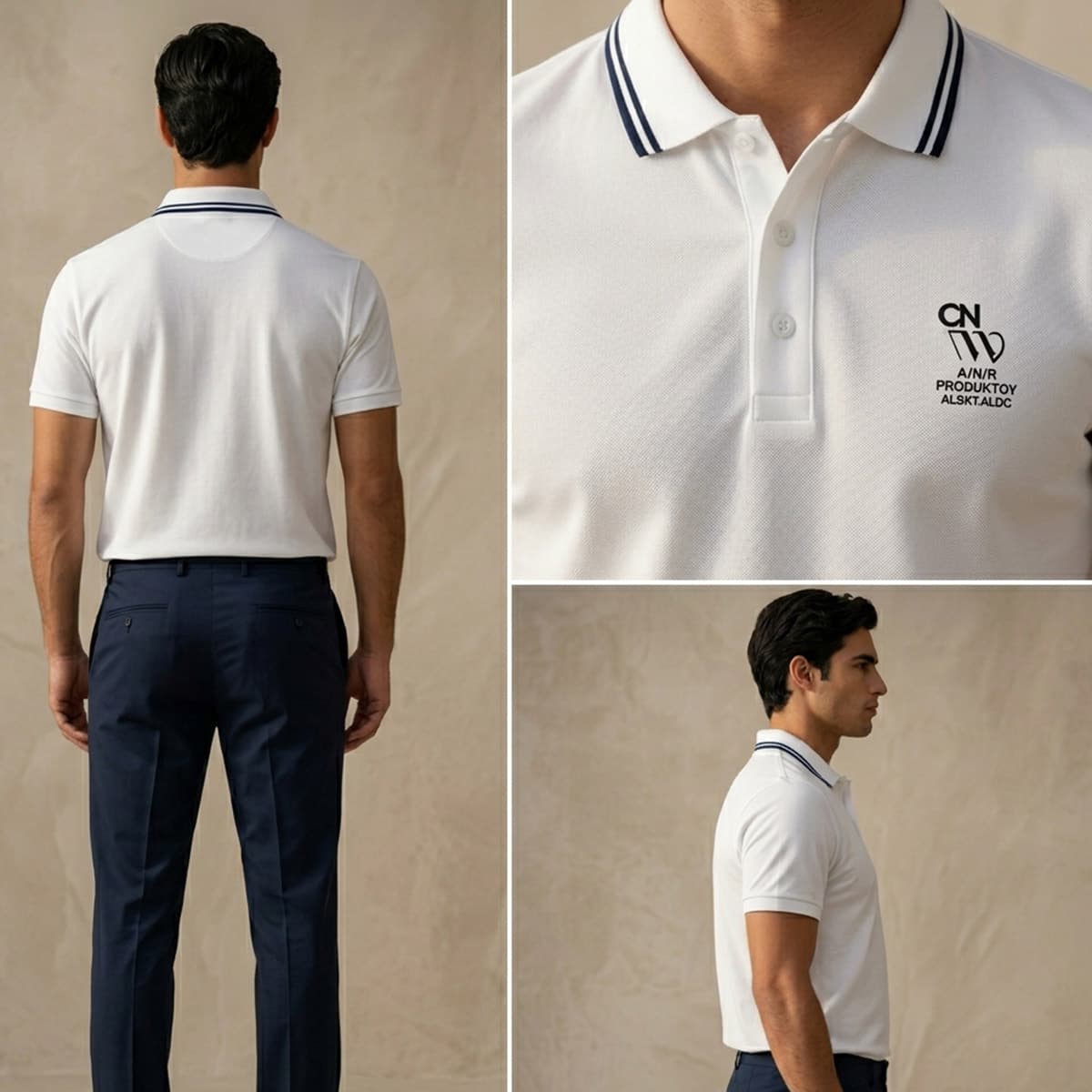 Men Polo T-Shirt Short Sleeve