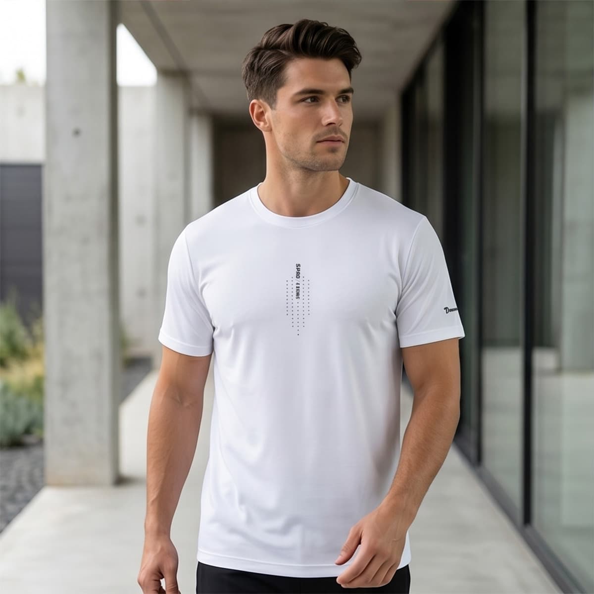 Men Sports T-Shirt Short Sleeve