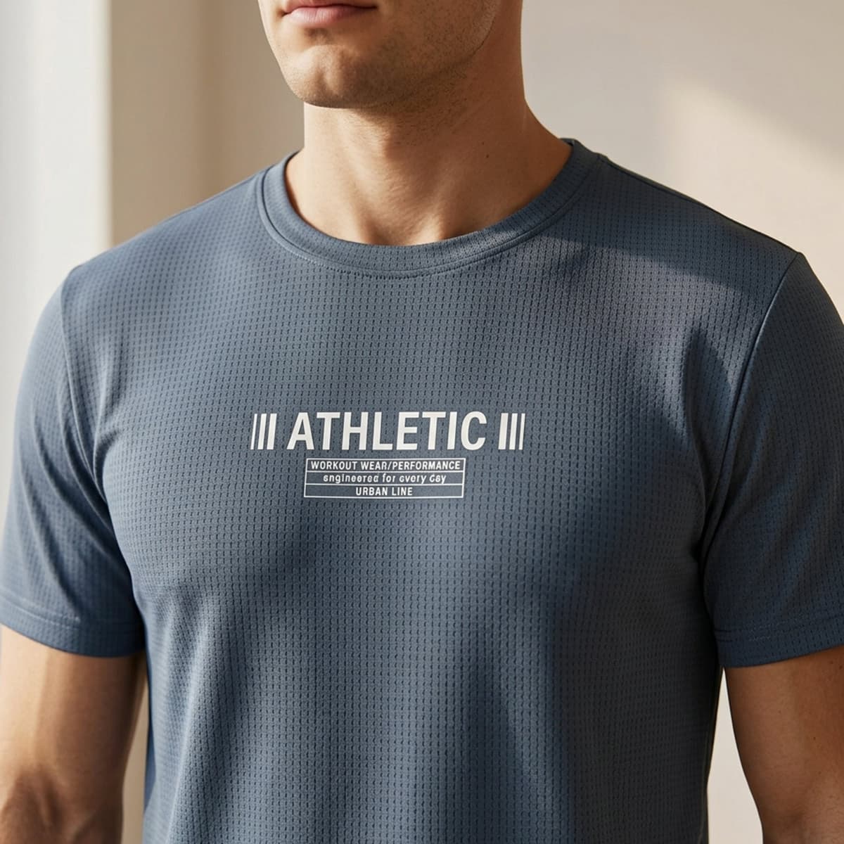 Men Sports T-Shirt Short Sleeve