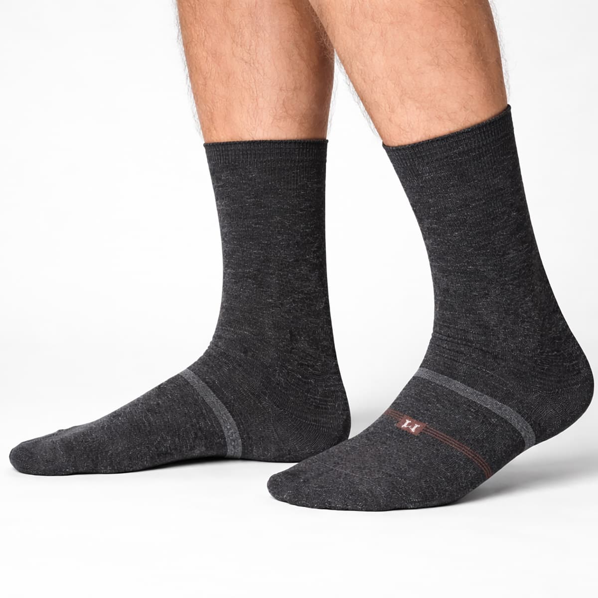 Mens Plain Socks Pack 5 Piece