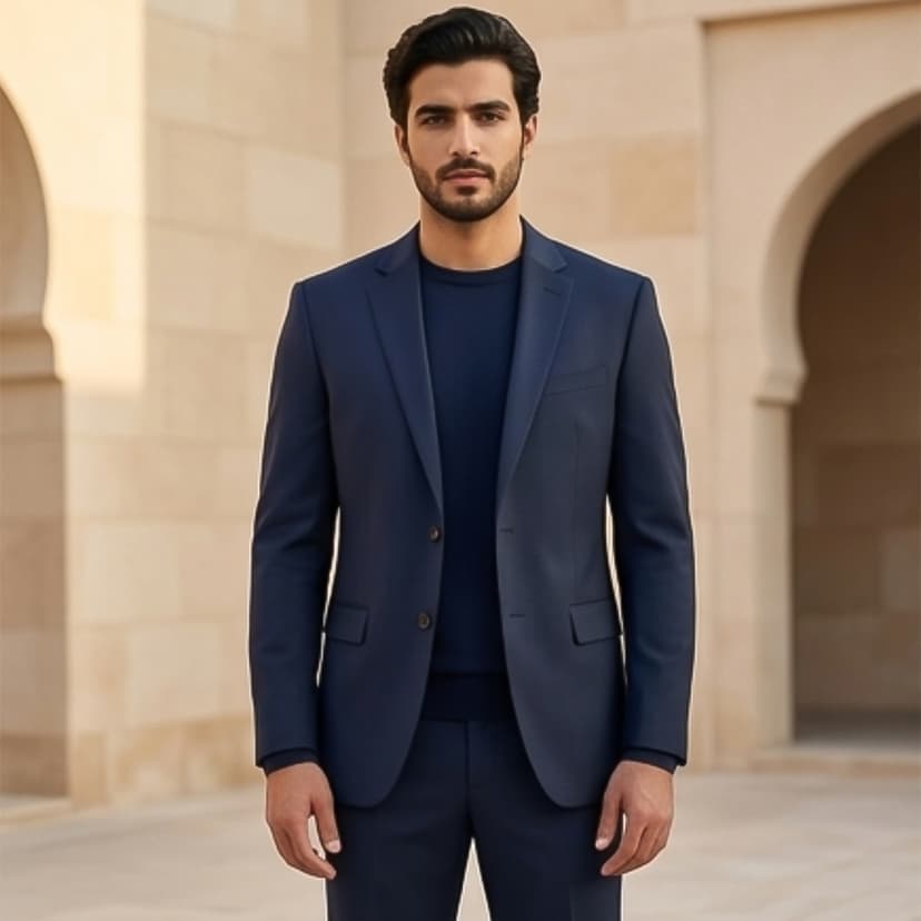Men Plain Blazer