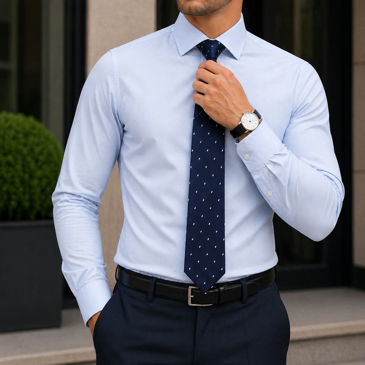 Men Slim Fit Tie 7cm 