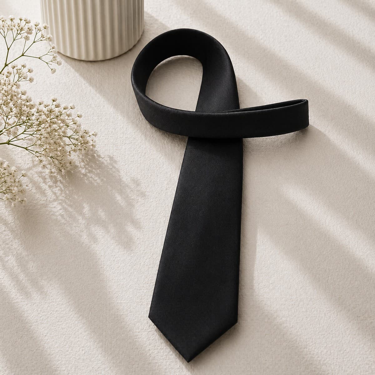 Men Slim Fit Tie 7cm 