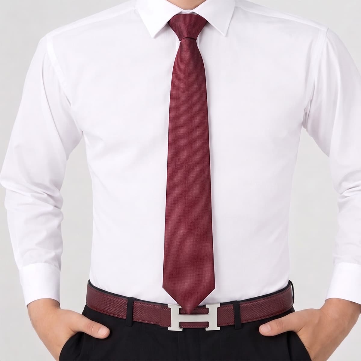 Mens Slim Fit Tie 7cm
