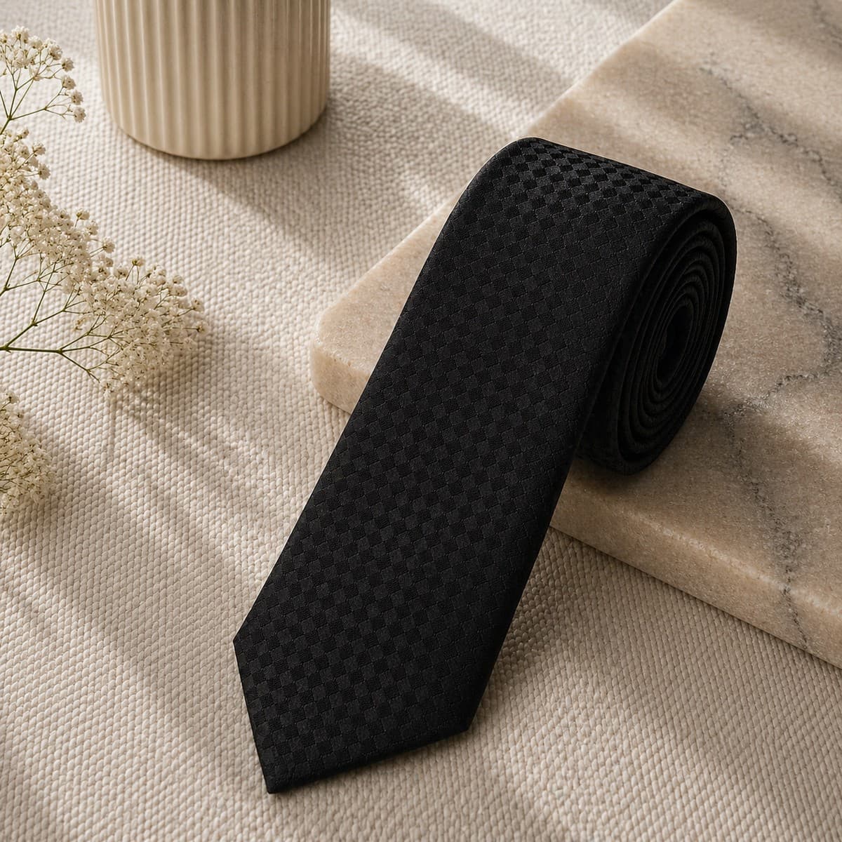 Men Slim Fit Tie 7cm 