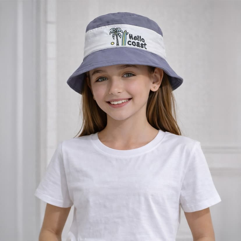 Girls Round Cap
