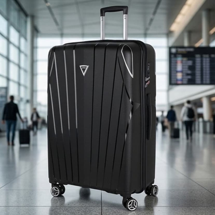 Hard Shell Plain Trolley Bag 28 Inch