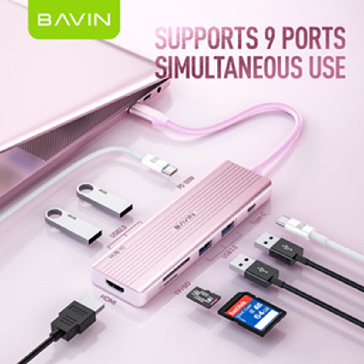 Bavin 9in1 Docking Station