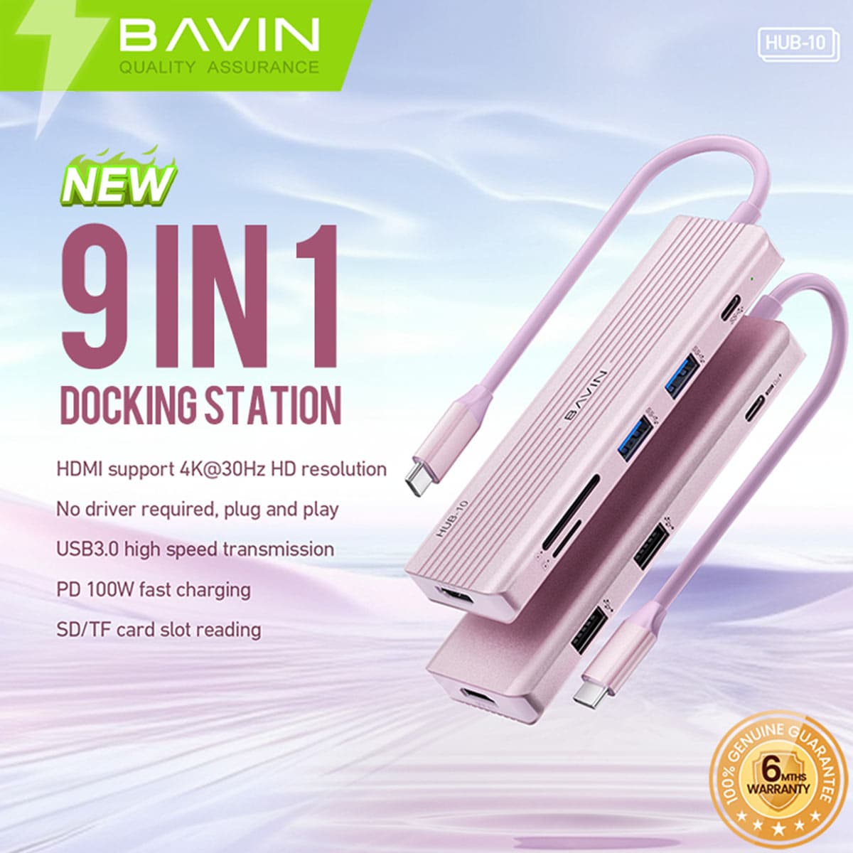 Bavin 9in1 Docking Station