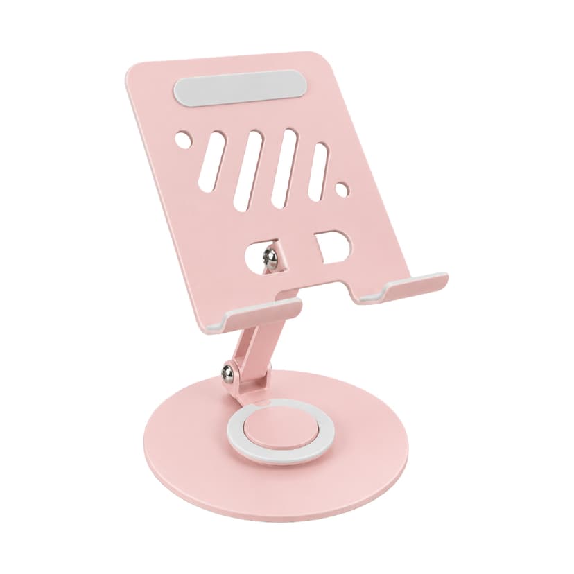 Adjustable Metal Tablet Stand Pink