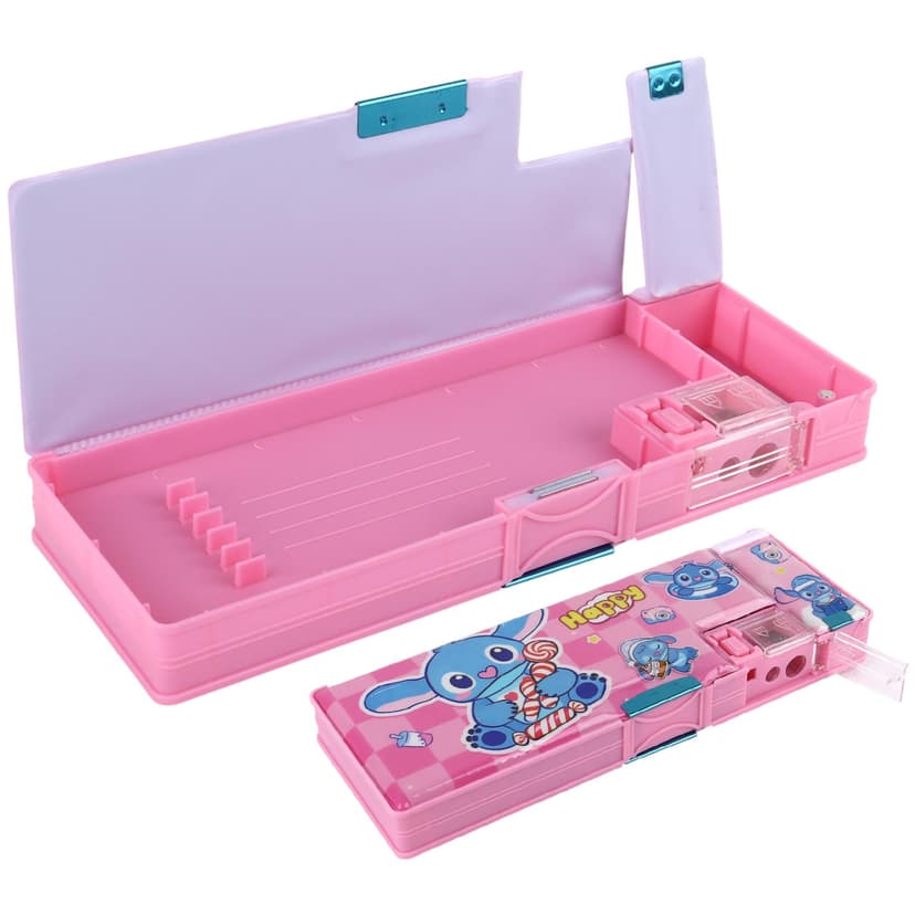 Happy Pencil Case Pink