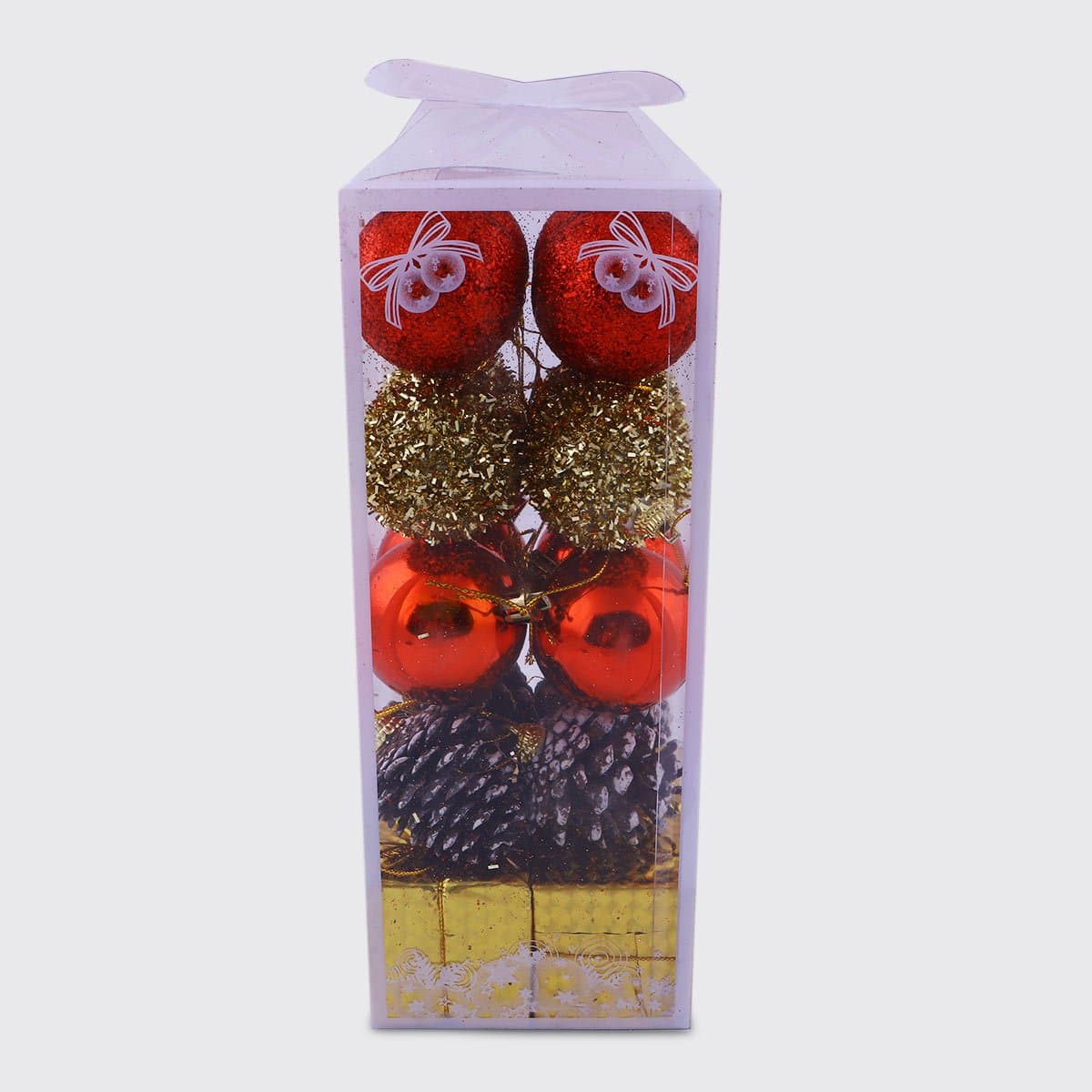 Christmas Decoration Bauble Red & Gold
