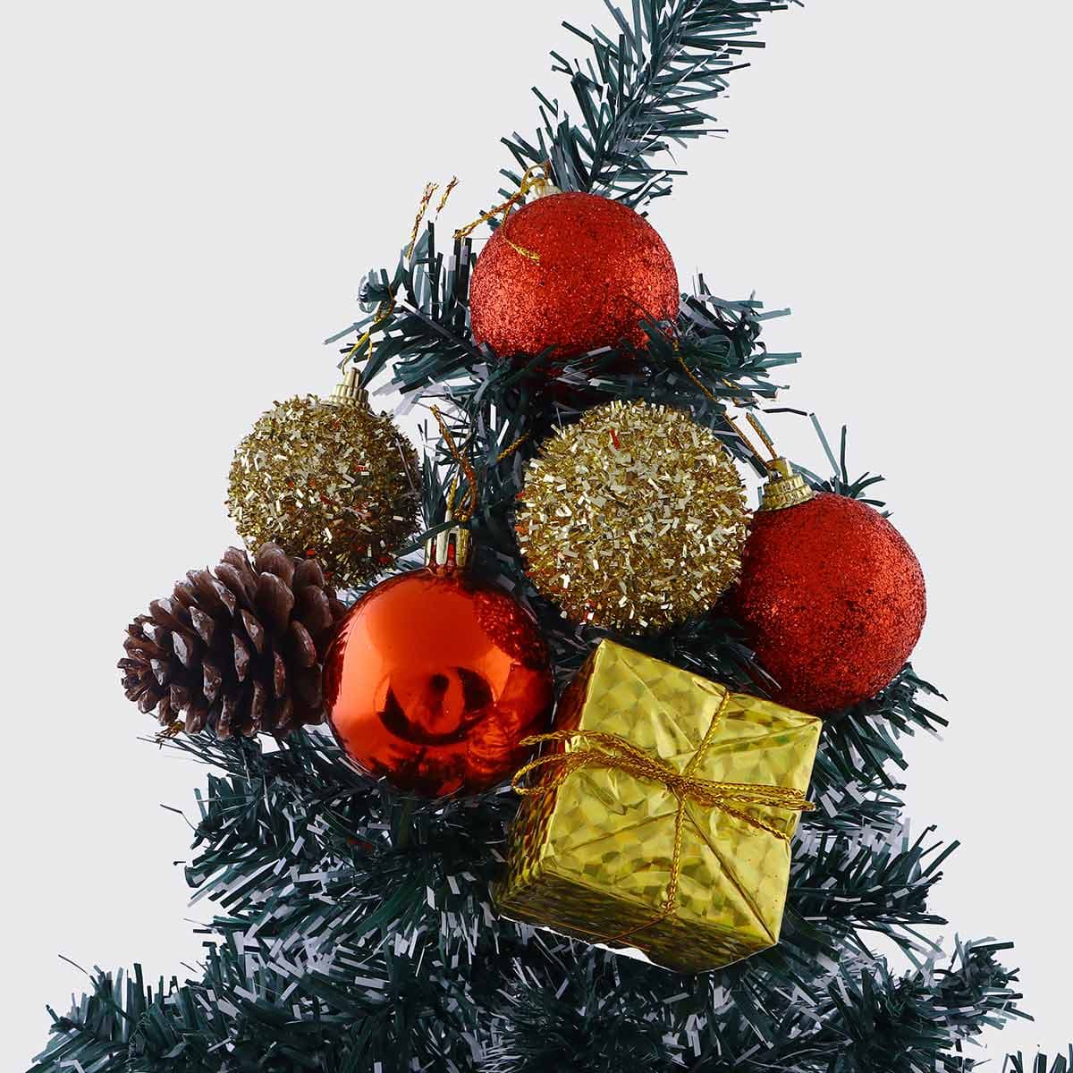 Christmas Decoration Bauble Red & Gold