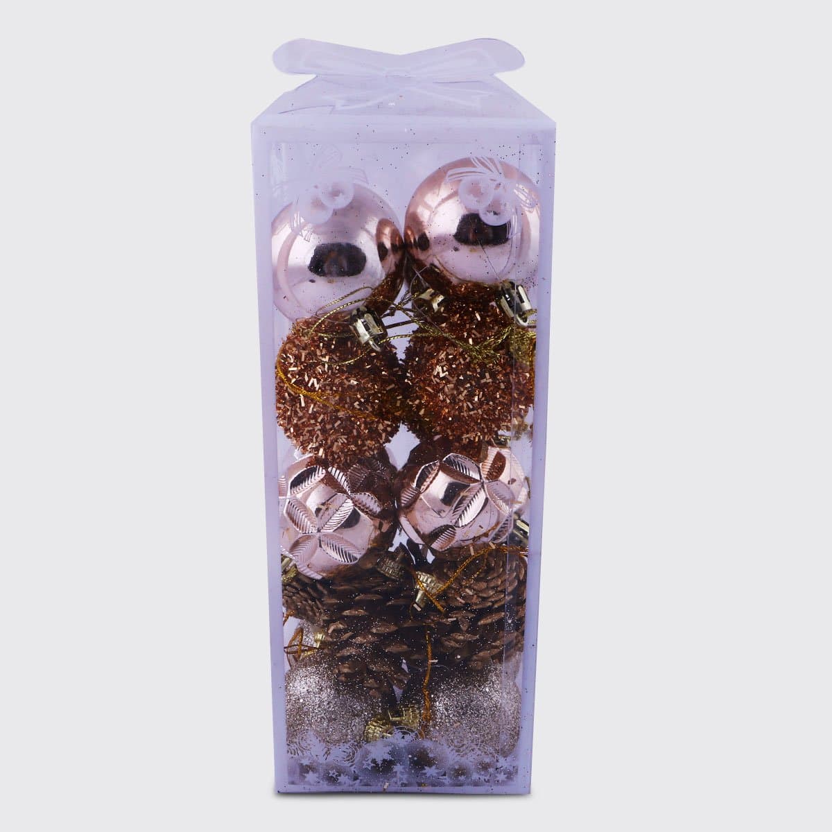 Christmas Decoration Bauble Purpel & Gold