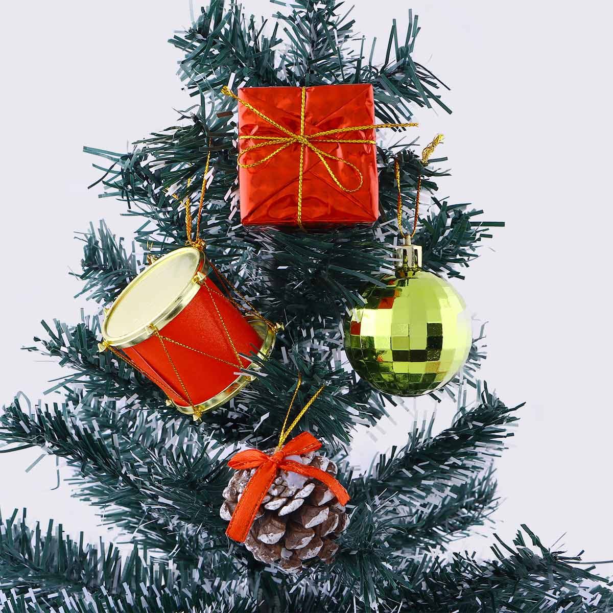 Christmas Decoration Baubel Red & Gold