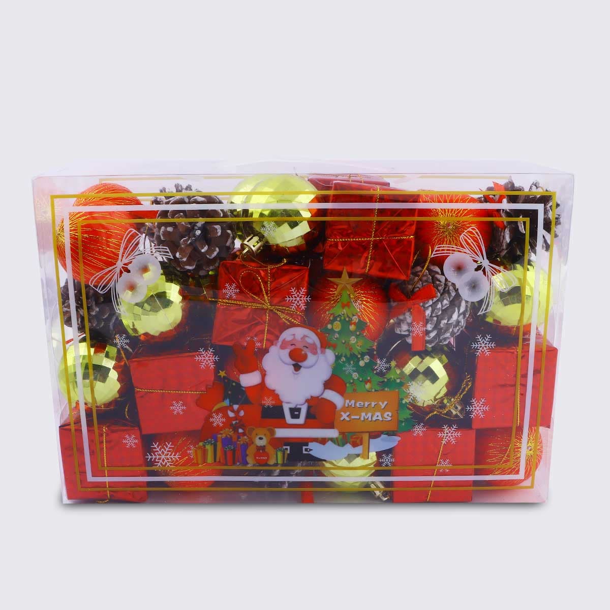 Christmas Decoration Bauble Red & Gold