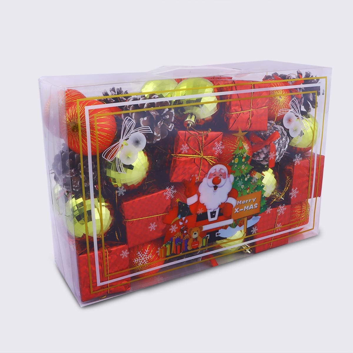 Christmas Decoration Bauble Red & Gold