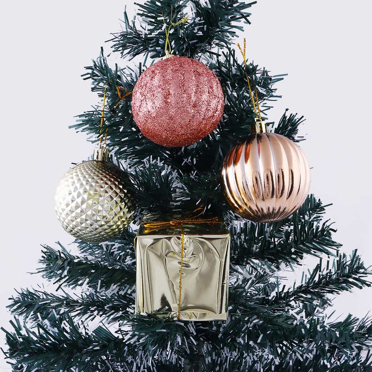 Christmas Decoration Bauble Red & Gold