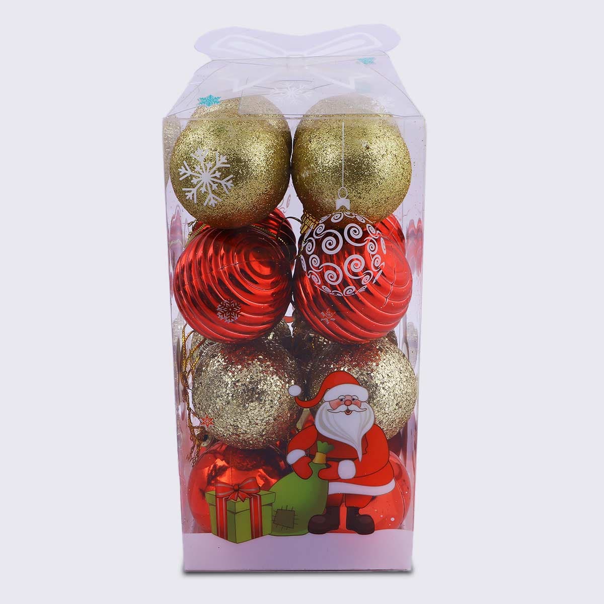 Christmas Decoration Bauble Red & Gold