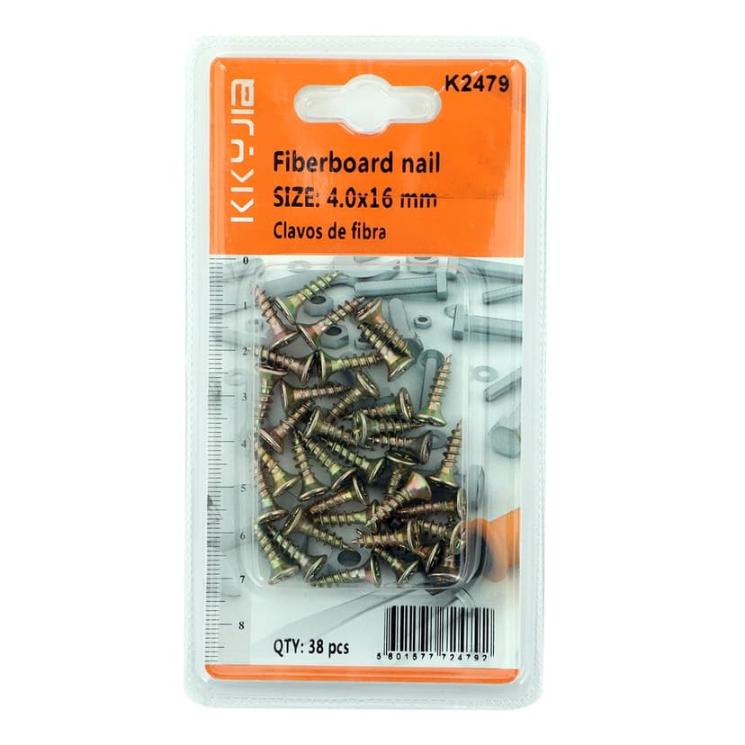 Fiberboard Nail 4x16mm 38 Pieces