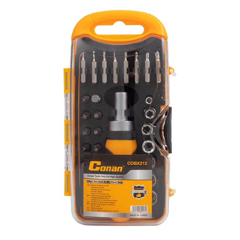 Conan Socket & Bit Tool Set 23 Piece