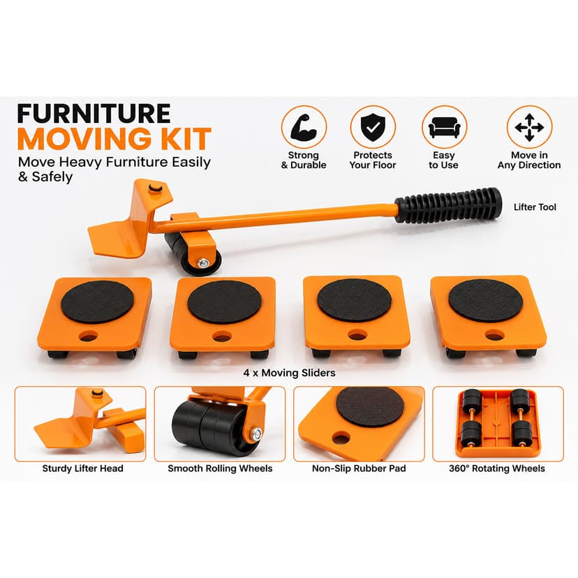 Furniture Mover Tool Set