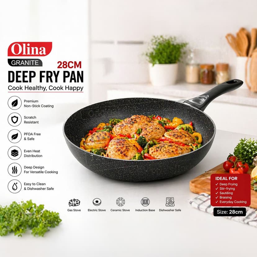 Granite Fry Pan 28cm