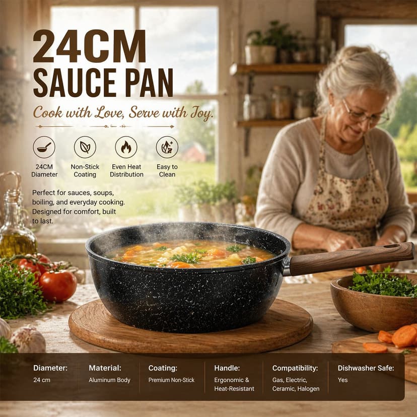 Sauce Pan Long Handle