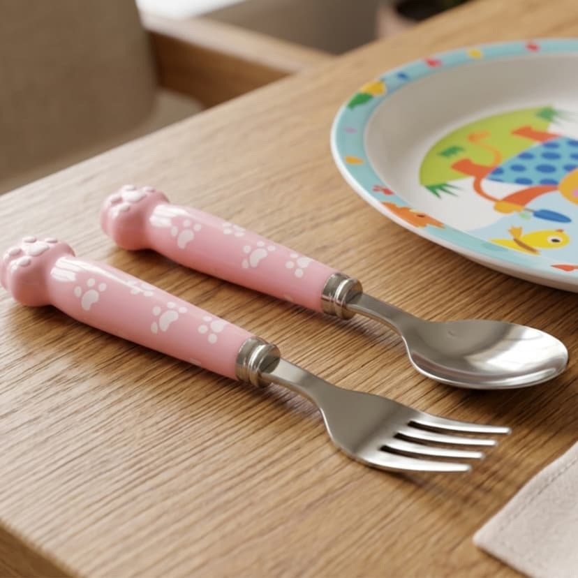 Kids Spoon & Fork Set 2 Piece