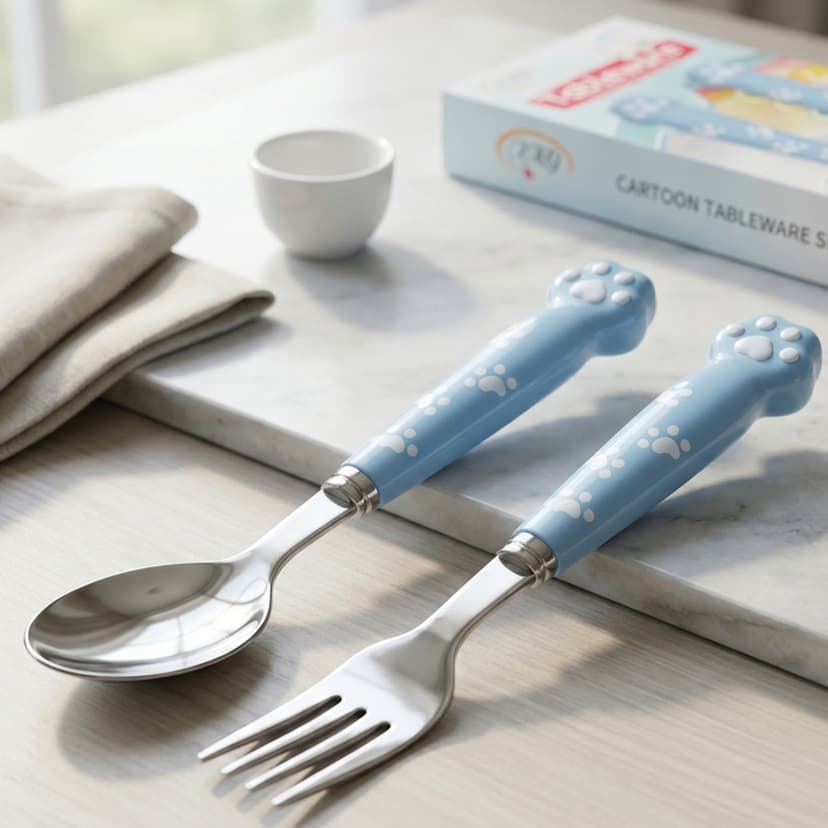 Kids Spoon & Fork Set 2 Piece