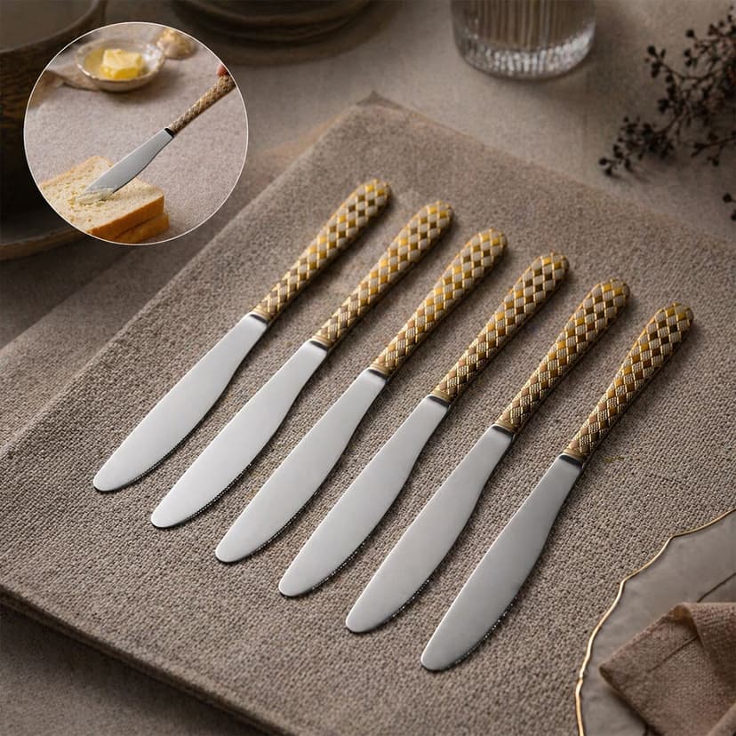 Dinner Knife Set 6 Piece