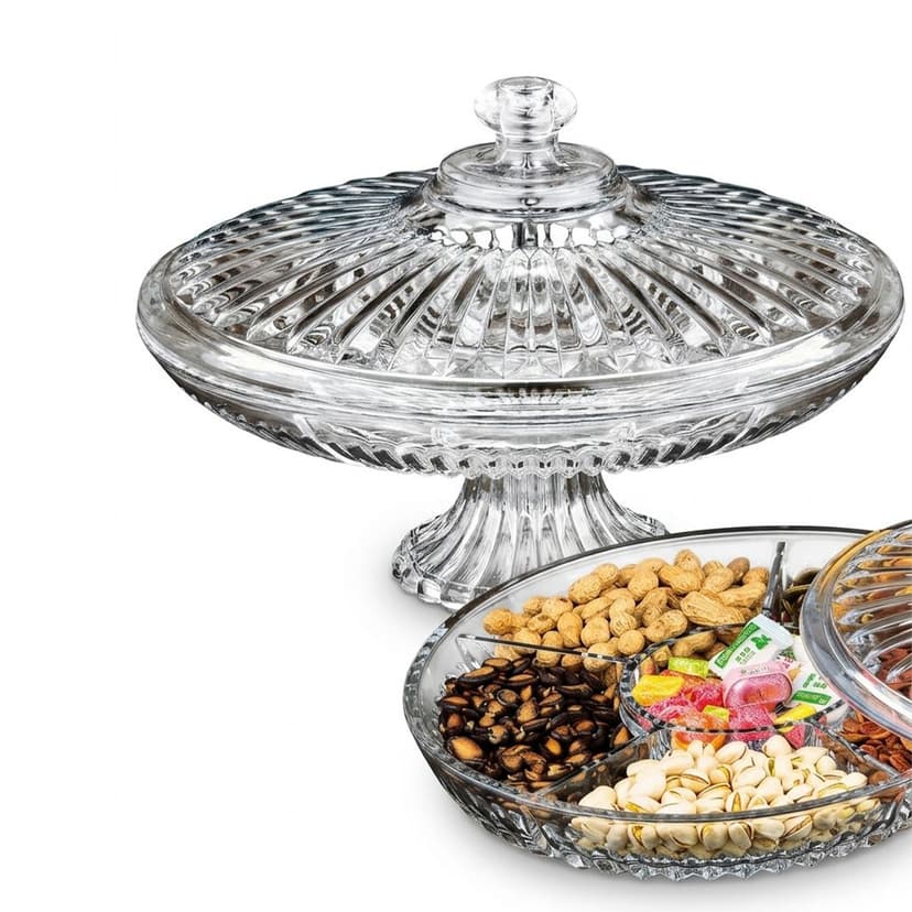 Acrylic Candy Bowl with Lid