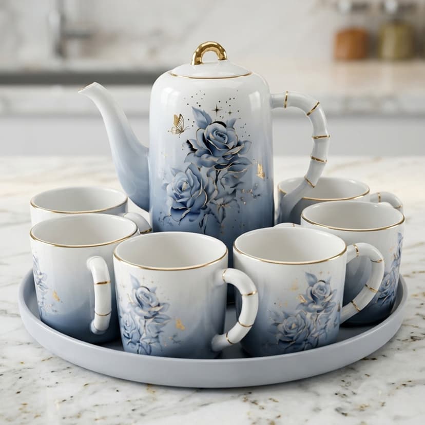 Ceramic Tea Set 15 Piece