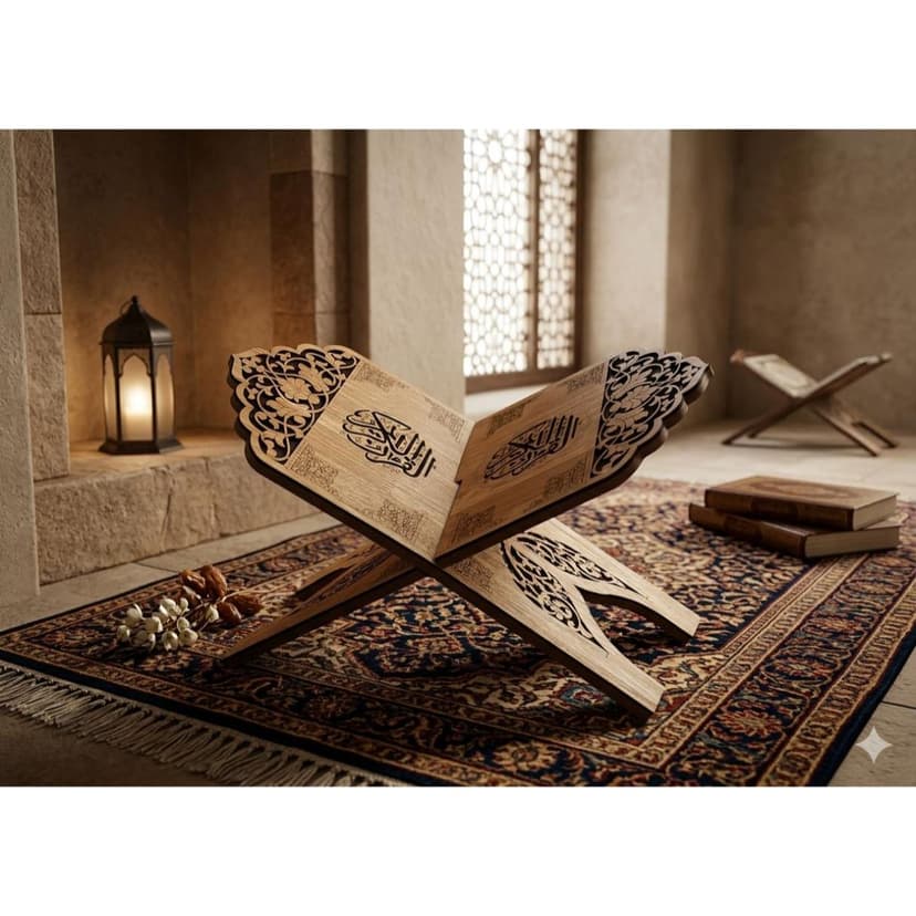 Wooden Quran Stand