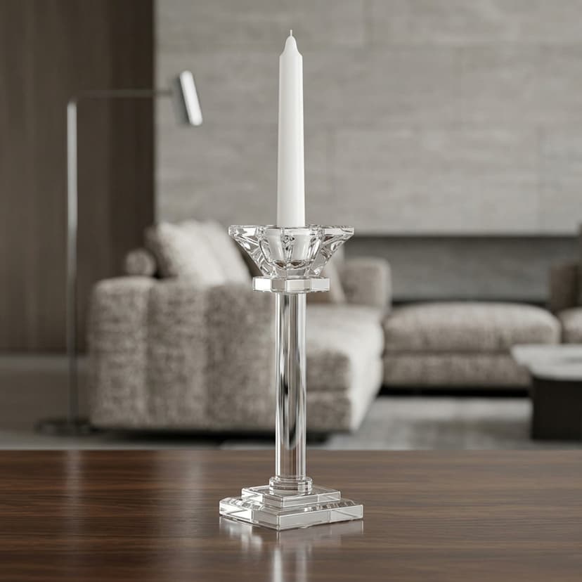 Crystal Candle Holder 20cm
