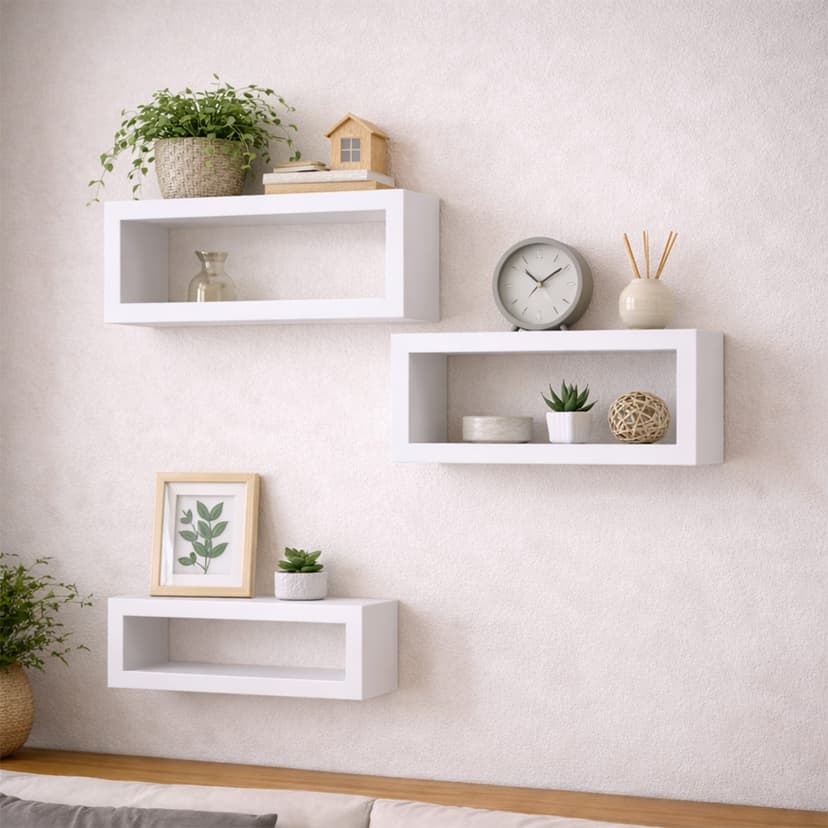 Wooden Wall Shelf 60x23x3.8cm