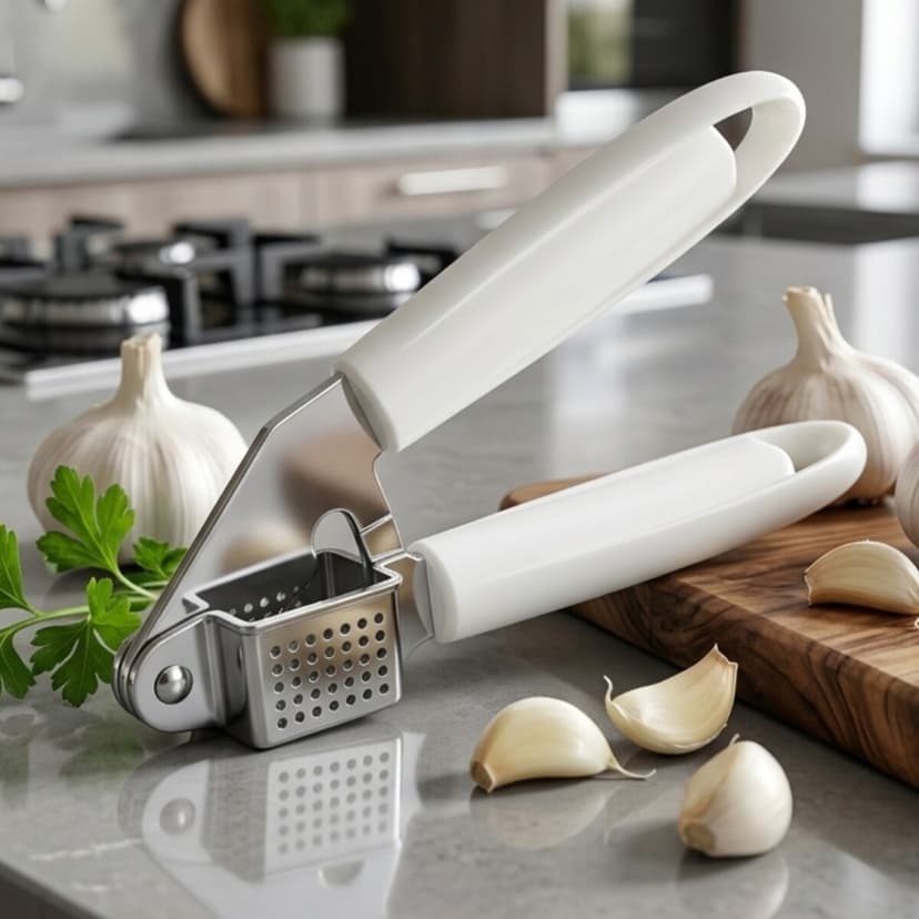 Plastic Handle Garlic Press