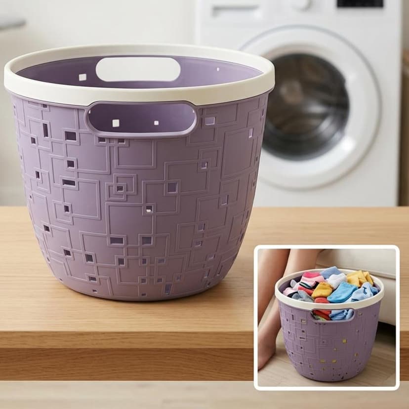 Medium Plastic Laundry Basket