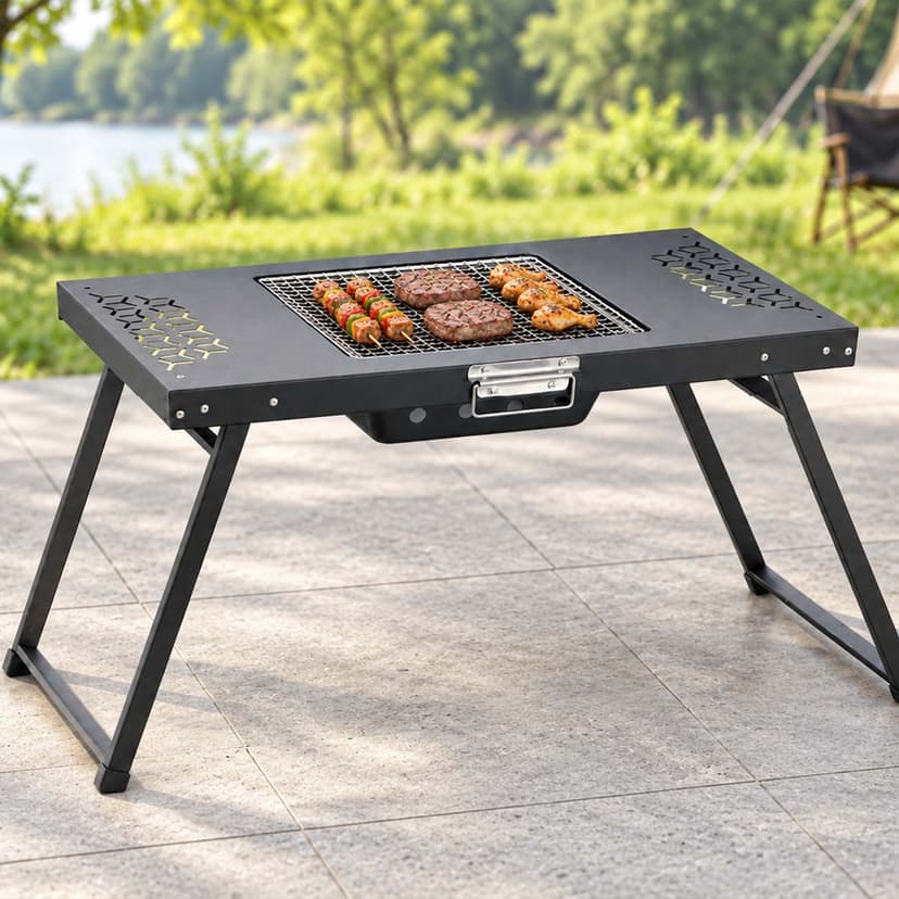 BBQ Grill Stand Extendable