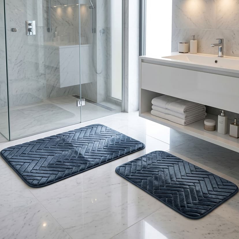 Bath Mat Set 2 Piece