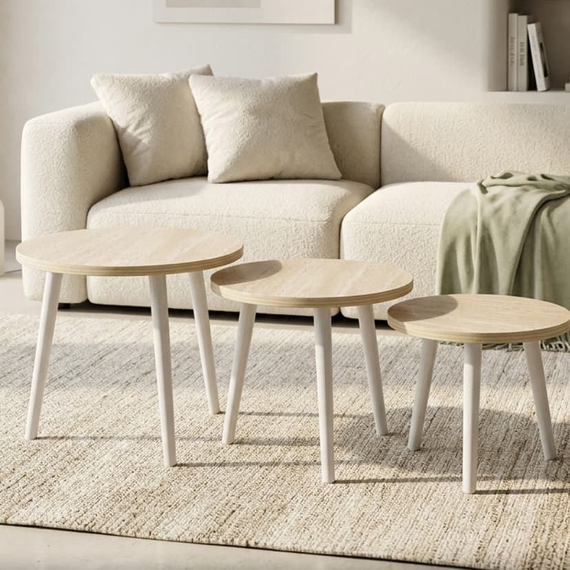 Modern Nest Table 3 Piece