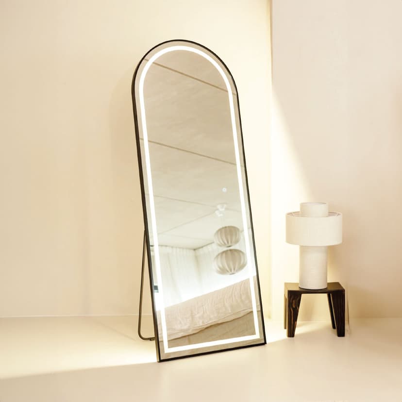 Standing Mirror with LED