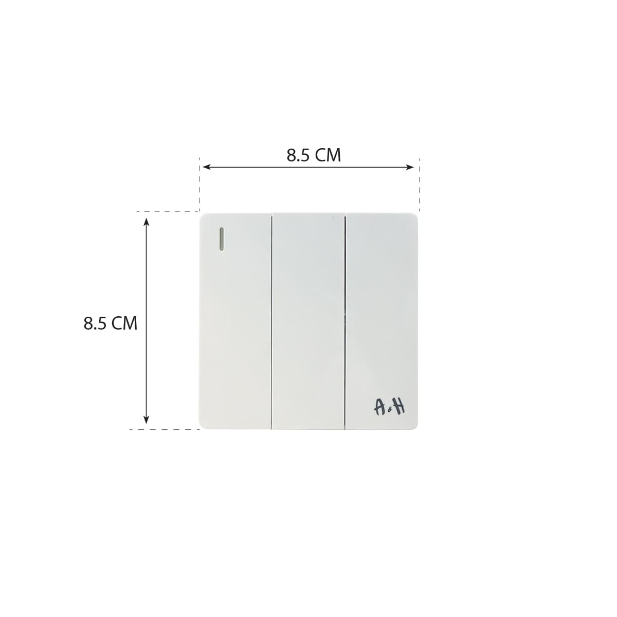 3Gang 1Way Plate Switch 10Y