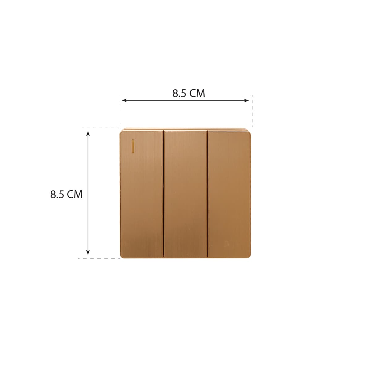 3Gang 1Way Plate Switch 10Y