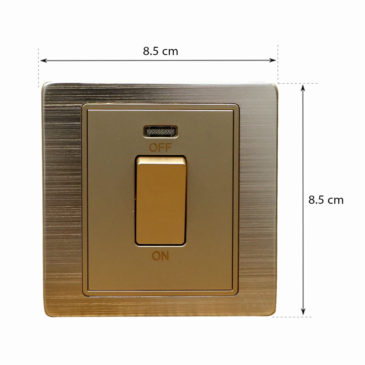 Double Pole Switch With Neon 45A