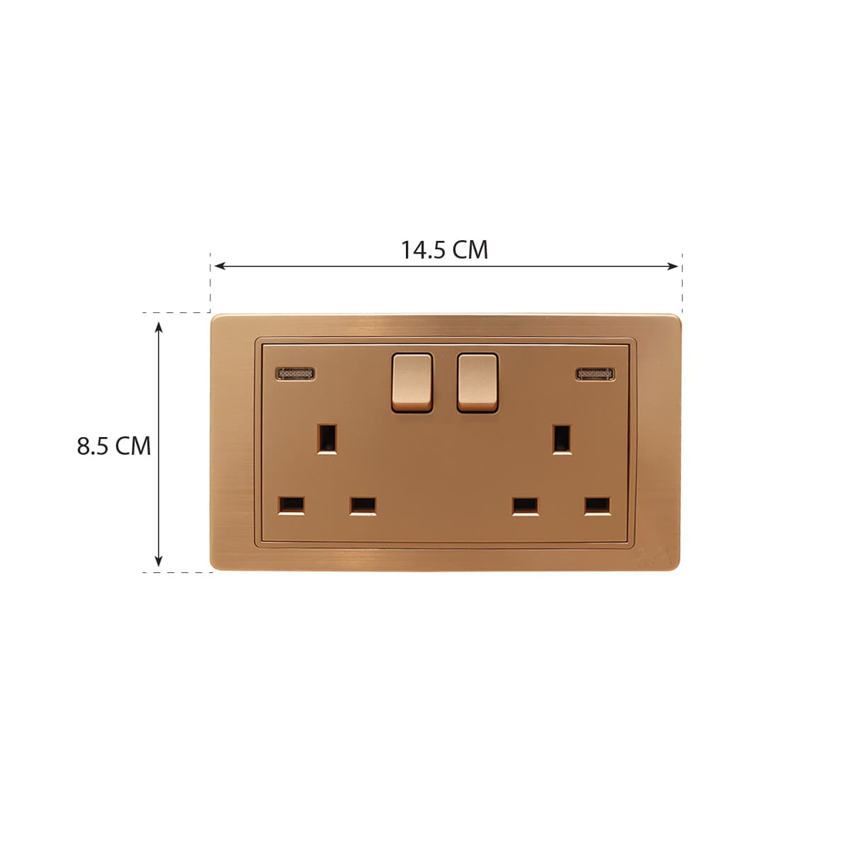 2X13A Switched Socket 10Y