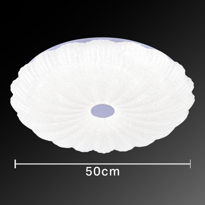 Plastic Ceiling Light 3 Color 50cm